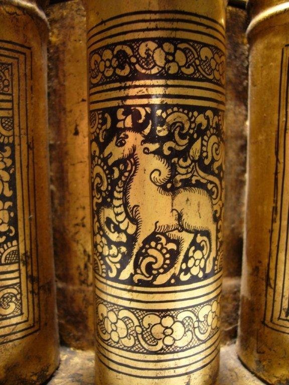 Burmese Lacquer Medicine Container