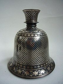 Bidri Ware Huqqa Base India 18th/19th Century