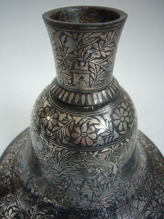 Bidri Ware Huqqa Base India 18th/19th Century