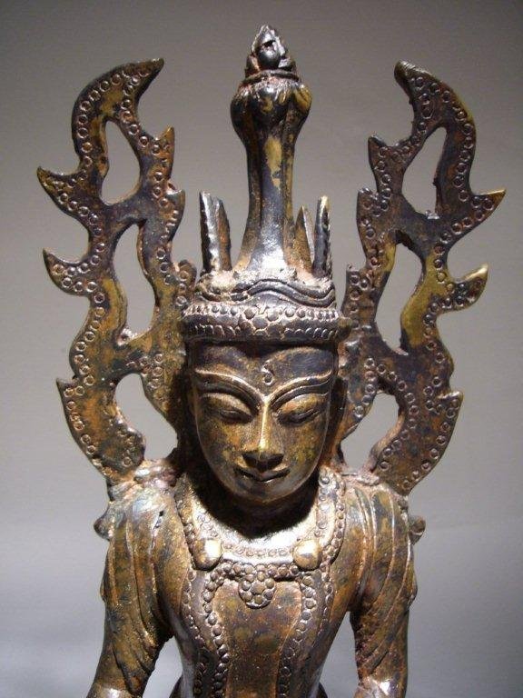 Burmese Bronze Arakan Buddha 17th/18th Century