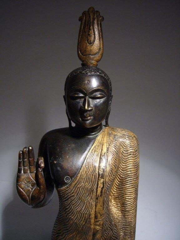 Gilt Bronze Buddha from Sri Lanka