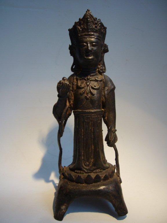 Chinese Ming Dynasty Bronze Deity