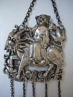 Chinese Late Qing Silver Pendant