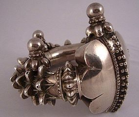 Indian Silver Anklet from Gujarat