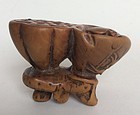 Chinese Boxwood Toggle 19th Century