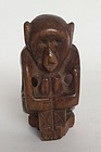 Chinese Hardwood Toggle 'Monkey' 19th Century