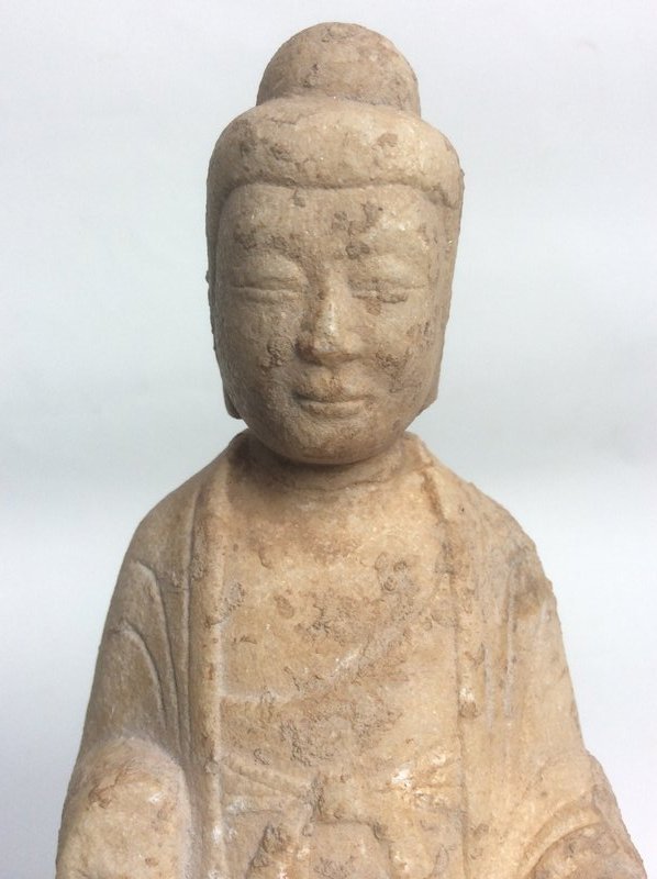 Tang Dynasty Marble Buddha Fragment