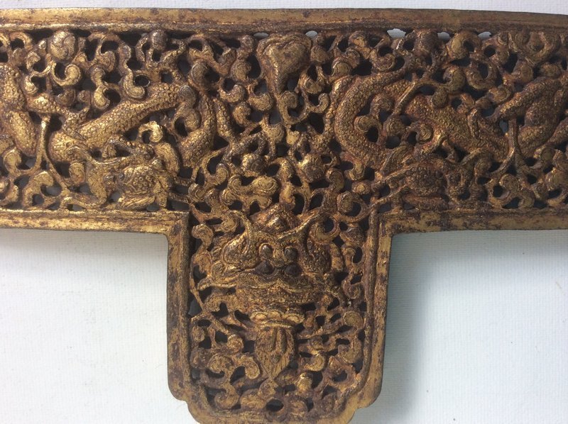 Gilt Iron Saddle Ornament Tibet 16th Century