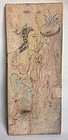 Tang Dynasty Panel Nr. 3 with Painting of a Deity