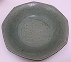 Ming Dynasty Octagonal Longquan Dish