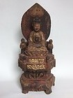 Chinese Wooden Sculpture of Guanyin