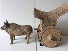 Pottery Ox and Cart Tang Dynasty (618-907) with TL-report