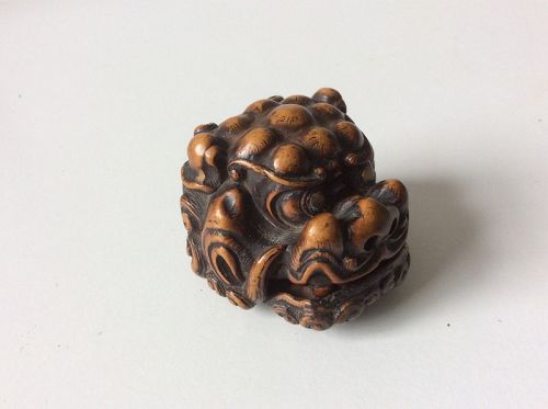 Japanese Boxwood Netsuke Late Edo 19th Century