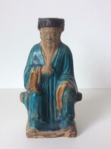 Ming Dynasty Turquoise Deity