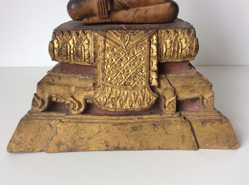 Thai Ayutthaya Sandalwood Buddha 18th Century