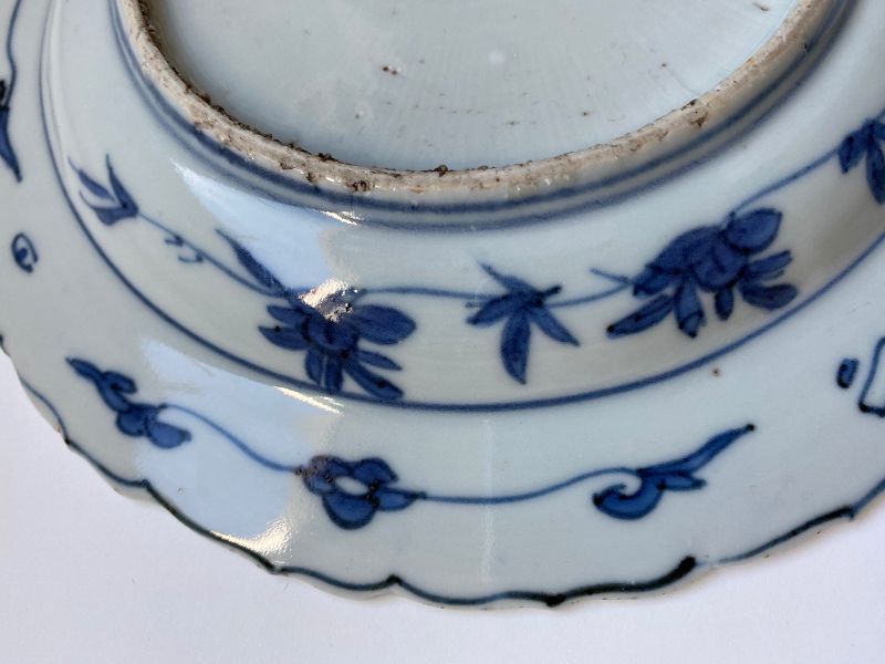 Blue and White plate Ming Jiajing / Wanli 1560-1580