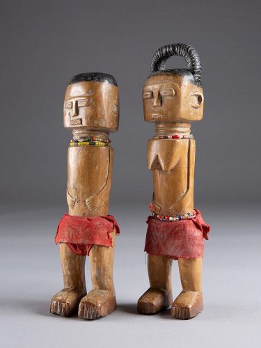 Pair of Figures, Fante, Ghana