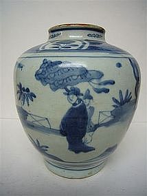 Ming Transitional Storage Jar