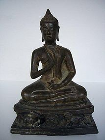 Thai Bronze Ayutthaya Buddha