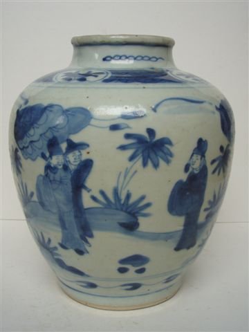 Large Chinese Transitional Jar