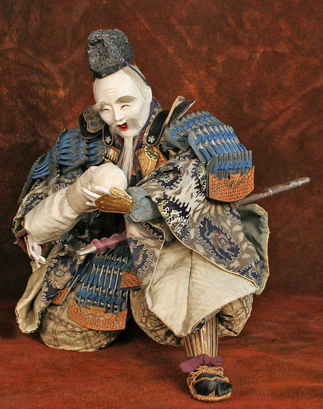 Edo Period Ningyo of Takenouchi no Sukune and Attendant