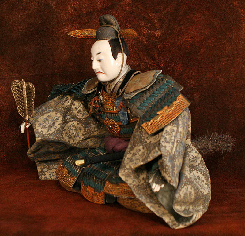 Rare Edo Period Ningyo of Toyotomo Hideyoshi