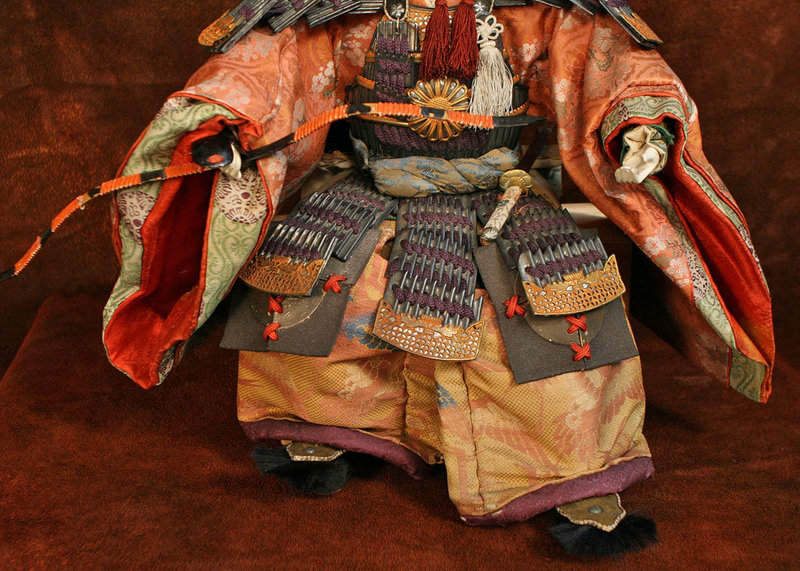 Rare Edo Period Ningyo of the Empress Warrior Jingu
