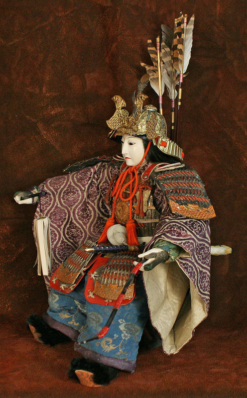 Rare Edo Period Musha Ningyo of Minamoto no Yoshitsune