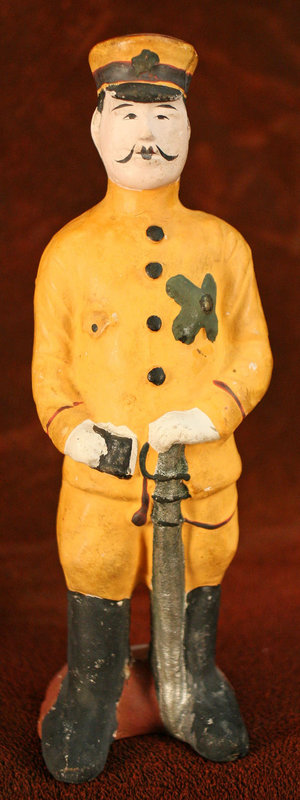 Rare Fushimi Clay Figure of a Sino-Japanese War Soldier