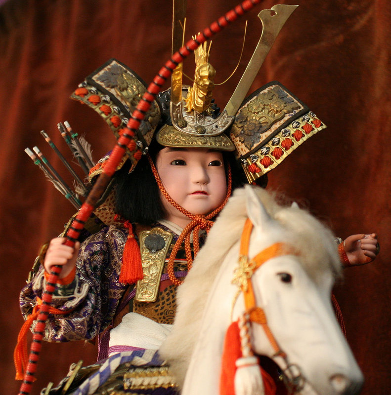 Japanese Doll of a Samurai on a Horse