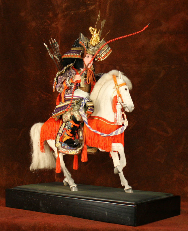 Japanese Doll of a Samurai on a Horse
