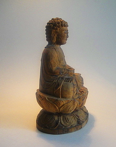 17th Century Japanese Paloma Wood Buddha