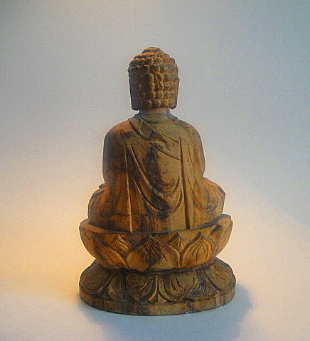17th Century Japanese Paloma Wood Buddha