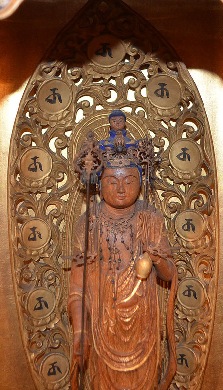 Edo Period Portable Buddhist Shrine w/Exquisite Carving