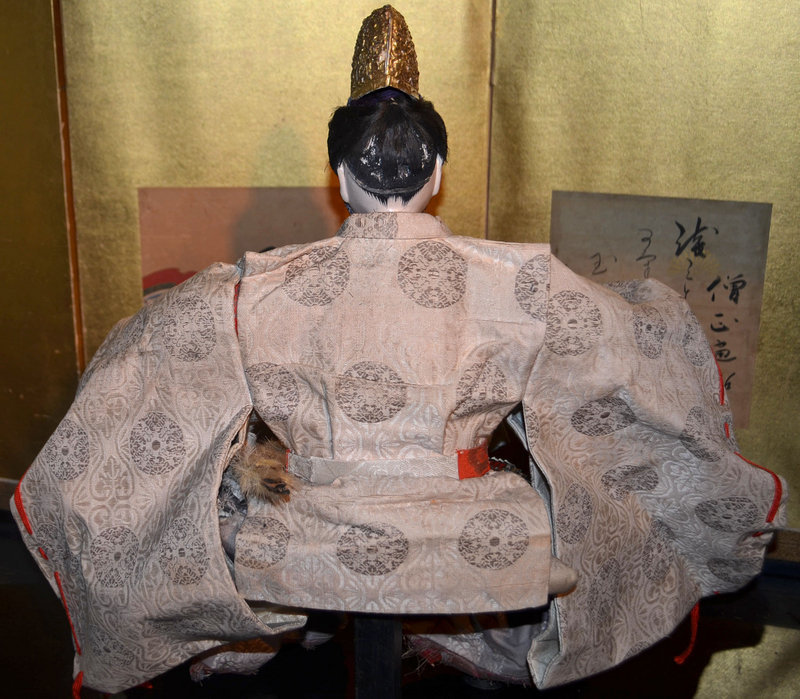 Japanese Meiji Period Musha Ningyo Doll of Emperor Ojin