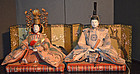 Japanese Dairi-bina Imperial Couple Girl's Day Dolls