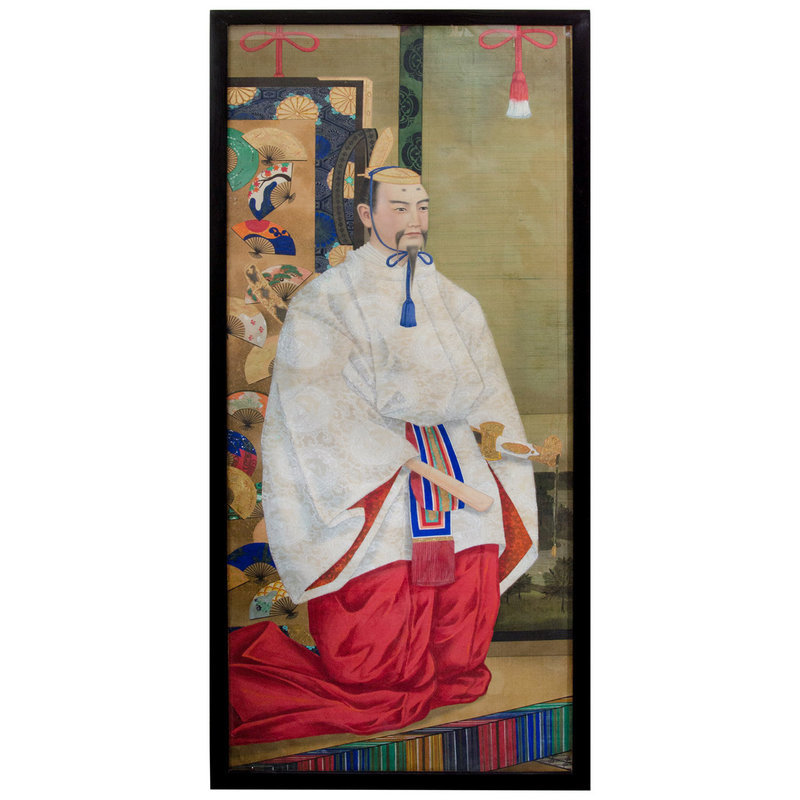 Set of Six Japanese Meiji Dynasty Imperial Portraits