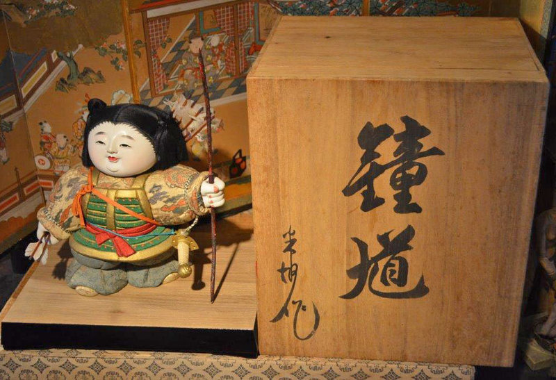 Fine 19th Century Ningyo of Japan's First Emperor Jimmu
