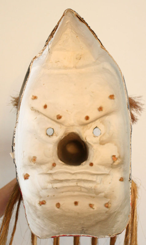Large, Powerful Tengu Mask by Renowned Artisan Hashimoto Yoshinobu