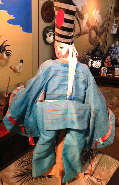 19th Century Fine Bunraku Puppet of a Sambaso Dancer