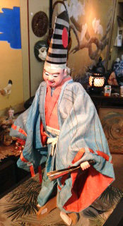 19th Century Fine Bunraku Puppet of a Sambaso Dancer