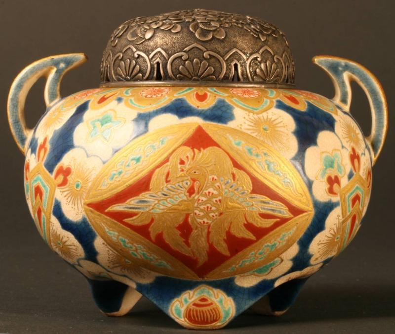 Exceptional, Intricate, Fine Edo Period Satsuma Censer