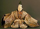 Japanese Edo Period Boys Day Doll of a Court Figure