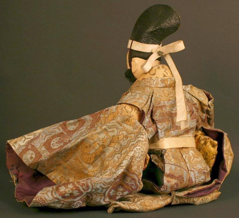 Japanese Edo Period Boys Day Doll of a Court Figure