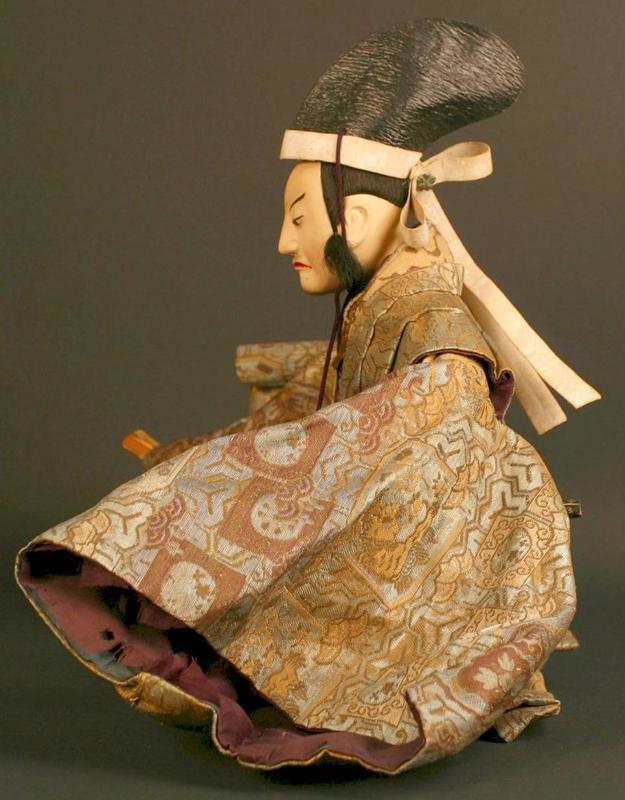 Japanese Edo Period Boys Day Doll of a Court Figure