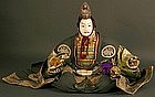 Japanese Musha Ningyo (Boys Day Doll) of a Court Figure