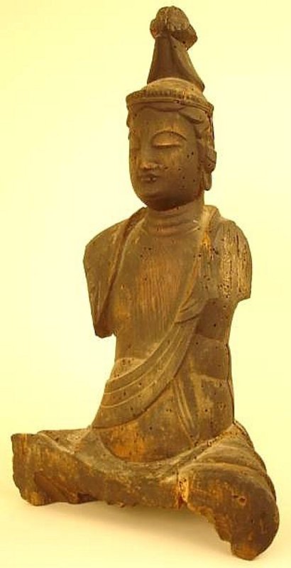 12th Century Sculpture of Kannon, Goddess of Compassion