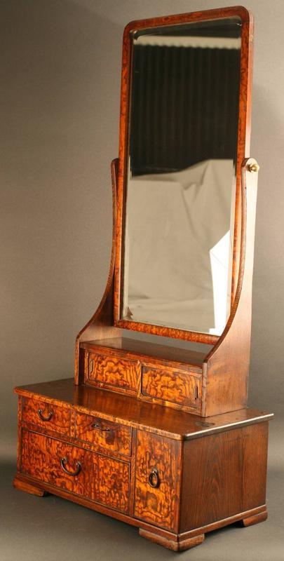 Rare Very Large 19th Century Japanese Mirror Chest