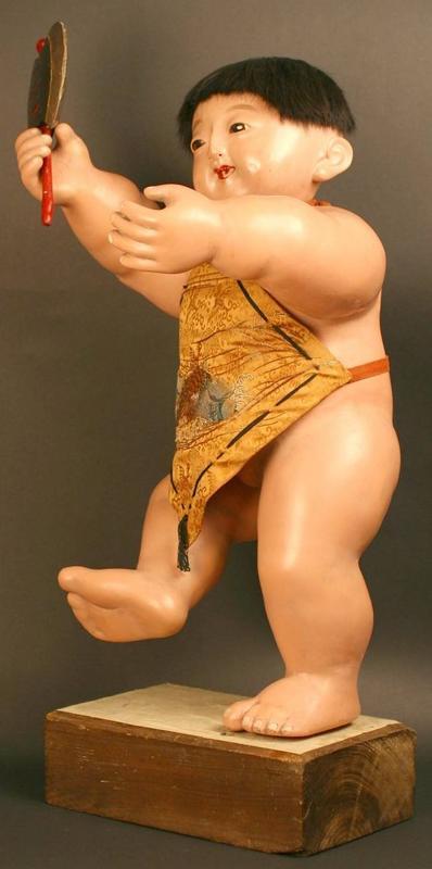 Early and Fine Example of Kintaro, Boys' Day Doll