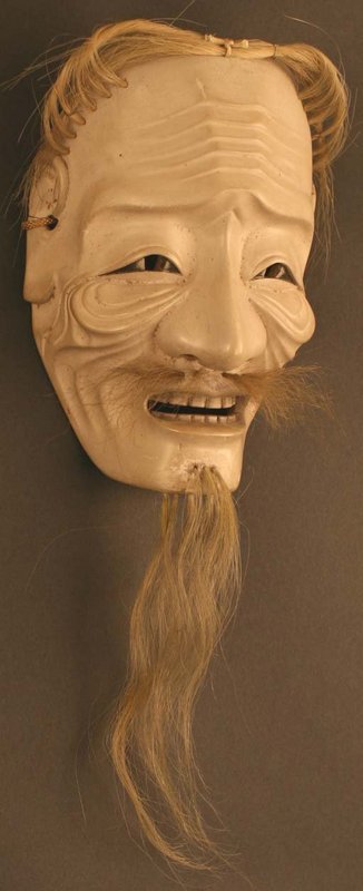 Fine and Rare 18th Century Japanese Noh Theater Mask
